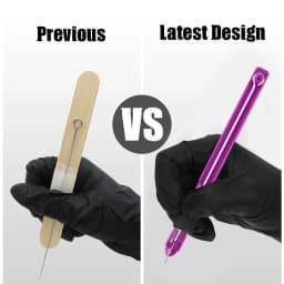 DIY Tattoo Hand Poke and Stick Tool Kit With Tattoo Needle Holder Ink Cup Glover Grommet Bandage Set for Tattoo Beginner Kit