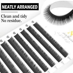 Bottom Black Lower Eyelashes Extension Short Synthetic Lashes Mink Individual Lash J/B/C Curl Super Soft Eye Cosmetic