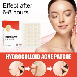 144pcs Face Acne Patch Invisible Skin Care Pimple Acne Patches Anti-inflammatory Healing Absorbing Spot Sticker Covering Acne