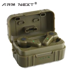 ARM NEXT Tactical Earphone Earplugs for Noise-canceling Ear Caps for Shooting Hearing Protection NRR27dB