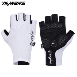 YKYWBIKE 2026 Cycling Sports Gloves PORON XRD Sponge Summer Road Bike Gloves Shock-Absorbing Bicycle MTB Half Finger Gloves