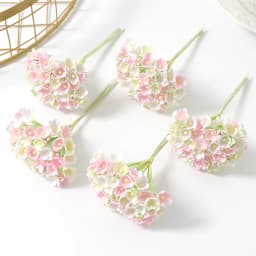 1/3/5Pcs Artificial Flower Bouquet Silk 11cm Fake Flowers for Home Decor Garden Wedding Decoration DIY Craft Gifts Accessories