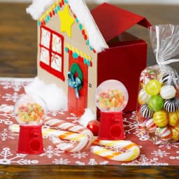 10pcs Mini Gumball Machine Bright Colors Reusable Plastic Dispenser Safe Materials Candy Machine Gifts Packaging Boxes Cake