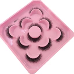 HBZGTLAD 5 Pairs of Artificial Mink Eyelashes Long-Lasting Natural Dramatic Eyelash Extension Beauty and Makeup Eyelashes