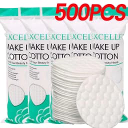 Disposable Soft Circular Makeup Remover Pads Doubles Sided Breathable Cotton Pads for Daily Facial Cleaning Nail Polish Remover