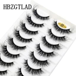 HBZGTLA 10paris Cat Eyelashes Fluffy Mink Eyelashes Natural Look False Lashes for Daily Party Wedding Lightweigh Reusable Makeup