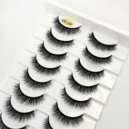 HBZGTLA 10paris Cat Eyelashes Fluffy Mink Eyelashes Natural Look False Lashes for Daily Party Wedding Lightweigh Reusable Makeup