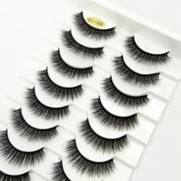 HBZGTLA 10paris Cat Eyelashes Fluffy Mink Eyelashes Natural Look False Lashes for Daily Party Wedding Lightweigh Reusable Makeup