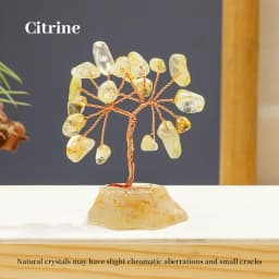 1PC 7 Chakra Healing Natural Stones Resin Healing Mini Crystal Tree Home Office Desk Living Room Feng Shui Decora for Good Luck
