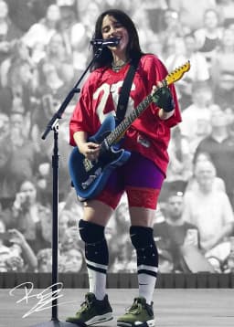Hot High Burning Singer B-Billies Series Poster Print Canvas Art Picture Home For Living Room Wall Decor Gift Frameless Painting