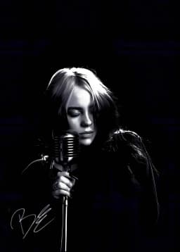 Hot High Burning Singer B-Billies Series Poster Print Canvas Art Picture Home For Living Room Wall Decor Gift Frameless Painting