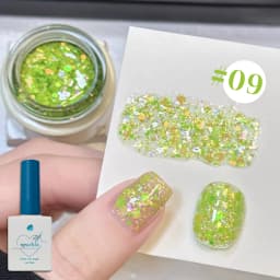 1-12PCS Deer Crash Sparkling Series Gel Nail Polish Sparkling All-match Whitening Sequins Fashionable Eye-catching Nail Supplies