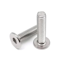 CM M3 M4 M5 M6 Hex Hexagon Socket Ultra Thin Flat Wafer Allen Head Bolt Screw 304 A2-70 Stainless Steel