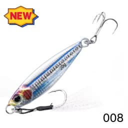 Hunthouse Metal Jig Fishing Lure Sinking Slow Jigging 7g-80g Casting Hard Bait Saltwater Artificial Pike SeaBass Fish Tackle