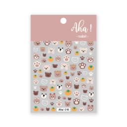 Cute Cartoon Nail Art Stickers, Bear Rabbit Flowers Panda Designs, Adhesive Decals for Nails Manicure Decoration