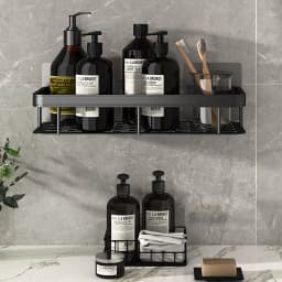 Bathroom Shelf Bathroom Towel Rack Shelves Wall Shower Shampoo Rack No Drill Shelf Bathroom Tripod Storage Rack