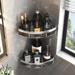 Bathroom Shelf Bathroom Towel Rack Shelves Wall Shower Shampoo Rack No Drill Shelf Bathroom Tripod Storage Rack