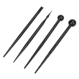 1Set Pottery Dots Sculpture Tool Stainless Steel Polymer Clay Shape Pen Metal Ball Clay Carving DIY Ceramics Decorating Tools