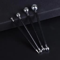 1Set Pottery Dots Sculpture Tool Stainless Steel Polymer Clay Shape Pen Metal Ball Clay Carving DIY Ceramics Decorating Tools