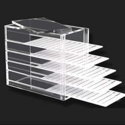 5 Layers Eyelash Extensions Storage Box Acrylic Pallet Mink Lash Organizer Holder Display Stand Grafting Makeup Tools Supplies