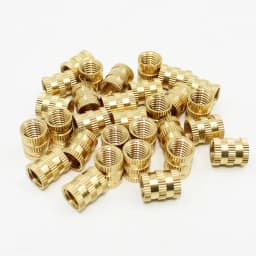 Brass Nut Insert 3D Printer Plastic M2 M3 M4 M5 M6 M8 Threaded Heat Set Insert Soldering Iron Tip Brass Nut Embed Insertion Tool