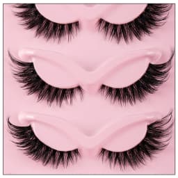 5 Pairs Cat Eye Lashes Fake Eyelashes Natural Long Manga Lashes Winged End Eye Elongated Eyelashes Fake Lashes Makeup