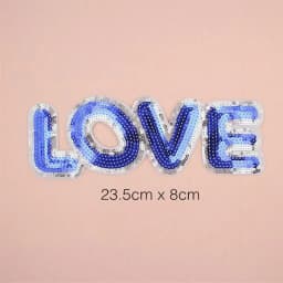 Big Sequin Applique Patches Transfer for clothing Backpacks Jackets Iron-on Stitch Sewing Applications Adhesive Thermoadhesive