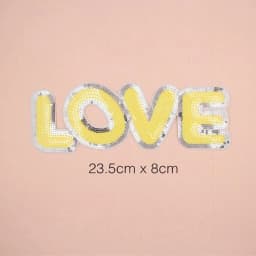 Big Sequin Applique Patches Transfer for clothing Backpacks Jackets Iron-on Stitch Sewing Applications Adhesive Thermoadhesive