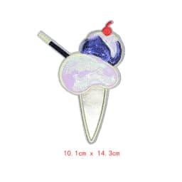 Big Sequin Applique Patches Transfer for clothing Backpacks Jackets Iron-on Stitch Sewing Applications Adhesive Thermoadhesive