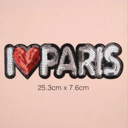 Big Sequin Applique Patches Transfer for clothing Backpacks Jackets Iron-on Stitch Sewing Applications Adhesive Thermoadhesive