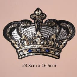 Big Sequin Applique Patches Transfer for clothing Backpacks Jackets Iron-on Stitch Sewing Applications Adhesive Thermoadhesive