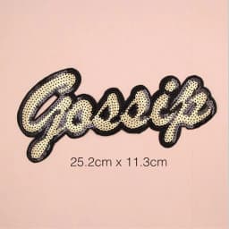 Big Sequin Applique Patches Transfer for clothing Backpacks Jackets Iron-on Stitch Sewing Applications Adhesive Thermoadhesive