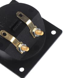 Speaker Terminal Cup Round Spring Cup Subwoofer Plug Car Stereo Terminal Connector Subwoofers Boxes 57*57mm