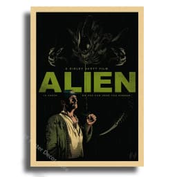 Monsters Movie Poster Retro Kraft Paper Prints Vintage Home Decor Picture Living Room Decoration Horror Film Art Wall Painting
