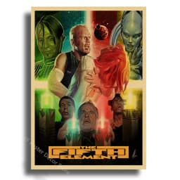 Monsters Movie Poster Retro Kraft Paper Prints Vintage Home Decor Picture Living Room Decoration Horror Film Art Wall Painting