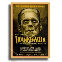 Monsters Movie Poster Retro Kraft Paper Prints Vintage Home Decor Picture Living Room Decoration Horror Film Art Wall Painting
