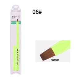 Green Nail Brush Gel Brush For Manicure Acrylic UV Gel Extension Pen Nail Polish Painting Drawing Brush