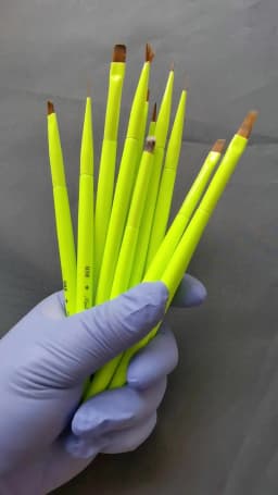 Green Nail Brush Gel Brush For Manicure Acrylic UV Gel Extension Pen Nail Polish Painting Drawing Brush
