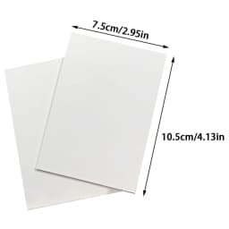 10/20Pcs A7 White Cardboard Card Protection Out Small Card Packaging Thick Cardboard Packaging Office Desk Accessories