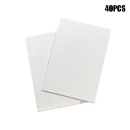 10/20Pcs A7 White Cardboard Card Protection Out Small Card Packaging Thick Cardboard Packaging Office Desk Accessories