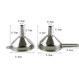 Wide Mouth Stainless Steel Funnel Spice Cooking Oil Filter Kitchen Tool Strainer with Handle Oil Spill Filter Funnel