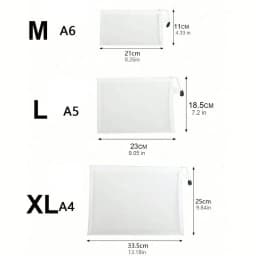 1-3PCS Storage Bag Mesh ZipperToy Building Block Puzzle Sub-package Children Particle Zipper Transparent Finishing Storage