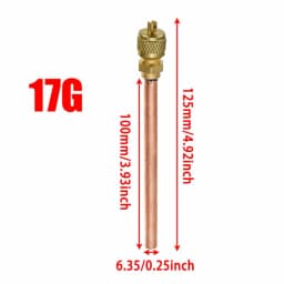5PCS Air Conditioner Refrigeration Access Valves Copper Tube Filling Part Home DIY Power Tool Part