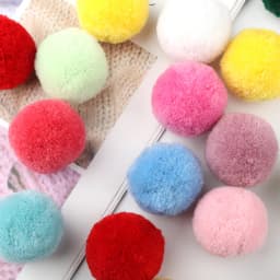 Multi Size Pom Piel 15mm/20mm/25mm/30mm/40mm Soft Pompones Fluffy Plush Crafts DIY Pom-Pom Bal Wedding Sewing Party Accessories