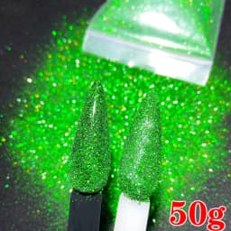 10g/50g 0.2mm Nail Art Laser Chrome Glitter Powder Sparkly Holographic Nail Pigment for Nail Gel Polish Reflective Laser Glitter