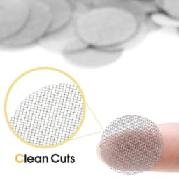 100pcs Pipe Screens, 12.7mm-25mm Filters, 100pcs Premium Stainless Steel Screens and 100pcs Brass Filters
