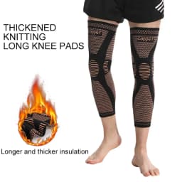 Full Leg Compression Sleeve Copper Knee Sleeves Support for Thigh Knee Calf, Arthritis, 20-30mmHg Reduce Varicose Veins Swelling