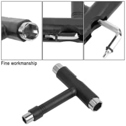 T Shape Skateboard Tools Skateboard Wrench Multifunction MTB Bike Electric Scooter Snowboard Wrench Adjusting Tool Accessories