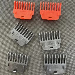 6PCS T9 Hair Clipper Guards Guide Combs Trimmer Cutting Guides Styling Tools Attachment Compatible 1.5mm 2mm 3mm 4mm 6mm 9mm