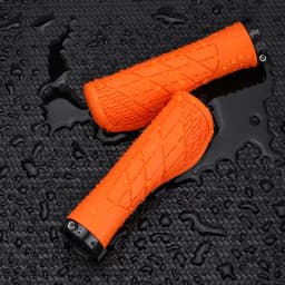 MTB Bicycle Grips Shockproof Bike Handlebar Cover Anti-Slip Lock on Bike Handle Cuffs Ergonomic Cycling Rubber Ball Handle Grips